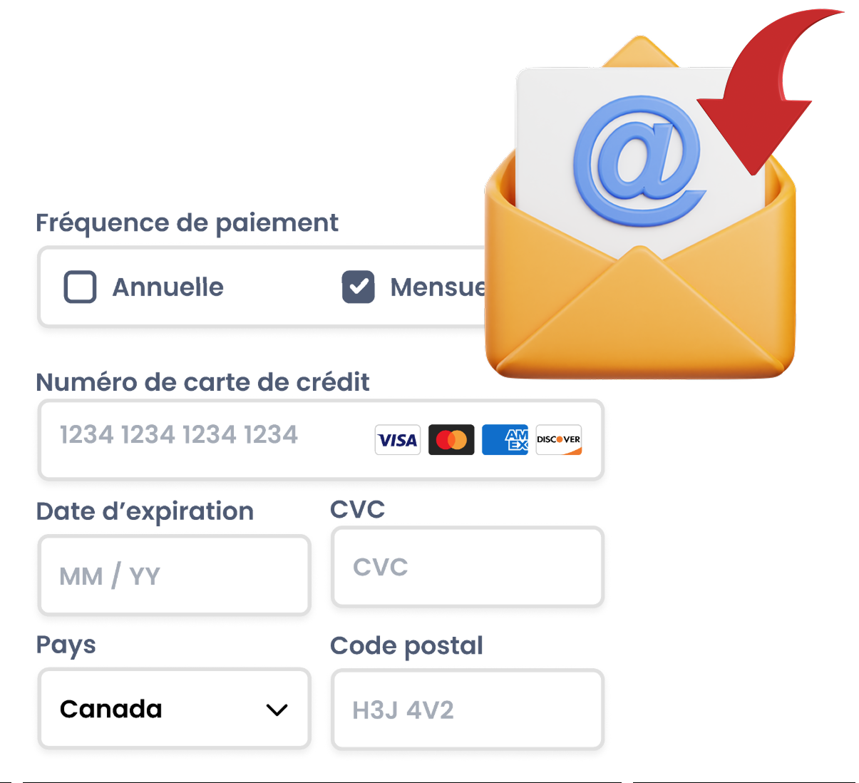 Four random themes with images